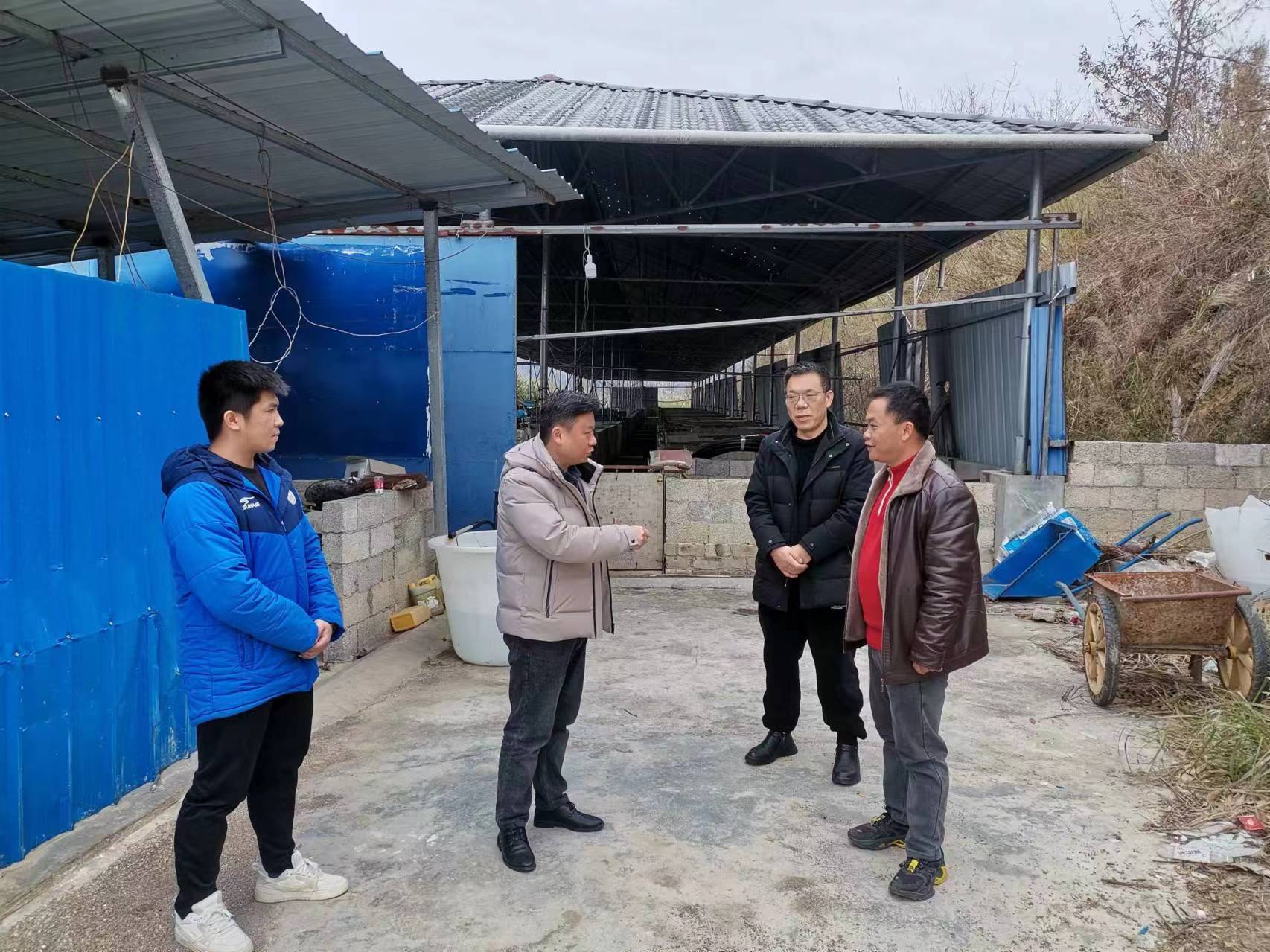 能礦錳業(yè)黨委副書記、代總經(jīng)理楊曲波一行到里懷村開展鄉(xiāng)村振興幫扶工作